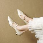 Artisanal Genuine Leather Women's Shoes: Elegance in Every Stitch(EcqiHL-7223)