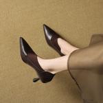 Exquisite Handcrafted Leather Shoes for Elegant Women(EcqiHL-7165)