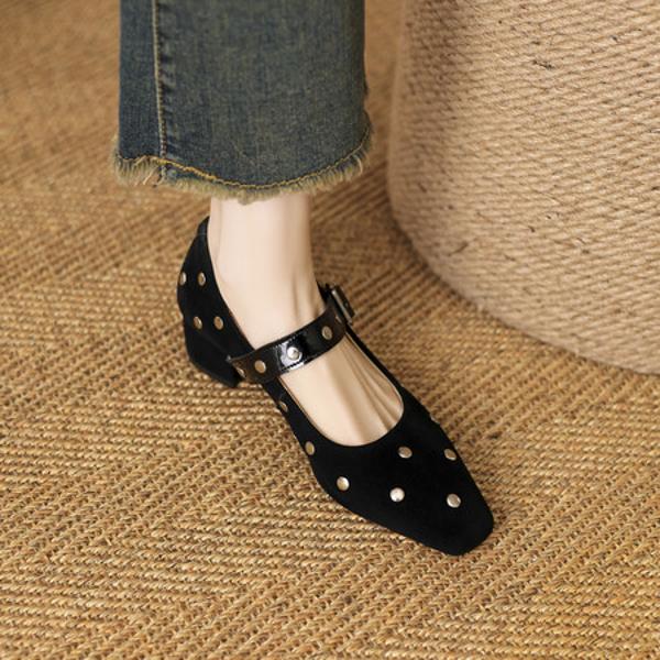 Handcrafted Genuine Leather Women's Shoes: Luxurious Elegance & Quality(EcqiHY-7058)