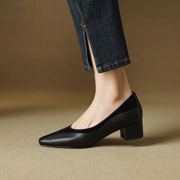 Elegant Handcrafted Leather Women's Shoes - Luxury Quality(EcqiHY-7036)