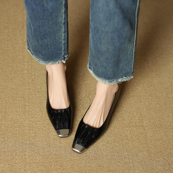 Elegant Handmade Genuine Leather Women's Shoes: Luxury Craftsmanship Awaits(EcqiHL-7225)