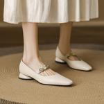 Handcrafted Leather Women's Shoes: Exquisite Quality Meets Timeless Elegance(EcqiH-7088)