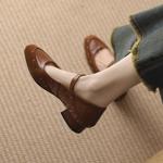 Handcrafted Leather Women's Shoes: Exquisite Craftsmanship for Elegant Luxury(EcqiHY-7065)