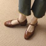 Handcrafted Leather Women's Shoes: Exquisite Craftsmanship for Elegant Luxury(EcqiHY-7065)