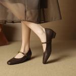 Luxury Handcrafted Leather Women's Shoes with Elegance(EcqiHL-7026)