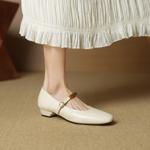 Luxury Handcrafted Leather Women's Shoes with Elegance(EcqiHL-7026)