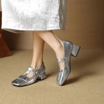 Elegant Handcrafted Leather Women's Shoes - High Quality Craftsmanship and Luxury(EcqiHL-7020)