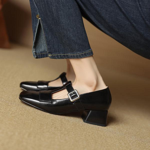 Elegant Handcrafted Leather Women's Shoes - High Quality Craftsmanship and Luxury(EcqiHL-7020)