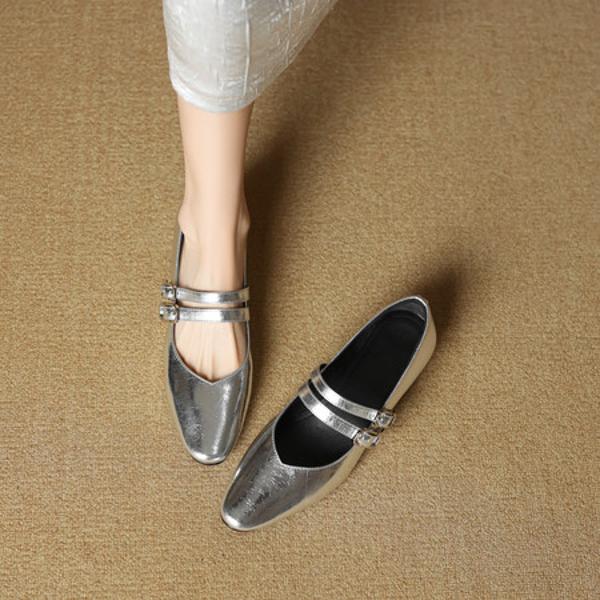 Elegant Handmade Leather Women's Shoes: Luxury, Quality Craftsmanship(EcqiHL-7003)