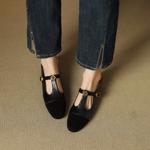 Exquisite Handcrafted Genuine Leather Women's Shoes for Luxurious Elegance(EcqiHL-7025)