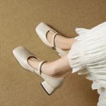 Handcrafted Leather Women’s Shoes: Elegance Redefined(EcqiHL-7028)