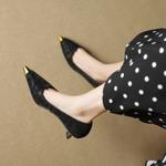 Elegant Handmade Leather Women’s Shoes: Exquisite Craftsmanship & Quality(EcqiHL-7196)