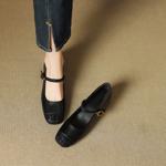 Exquisite Handmade Leather Women's Shoes: Luxurious Craftsmanship and Timeless Elegance(EcqiHL-7022)