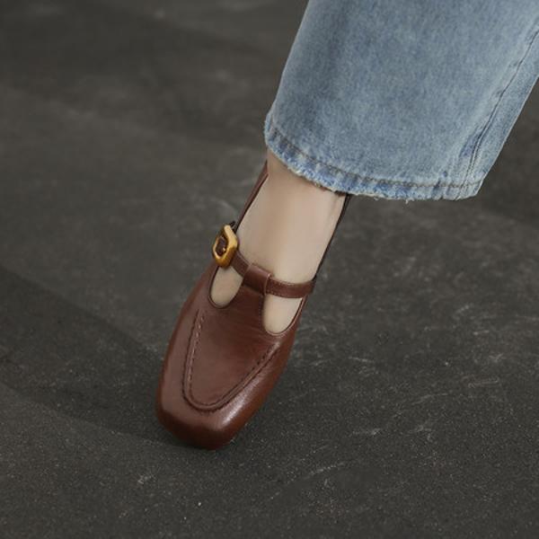 Handcrafted Luxury Genuine Leather Women's Shoes - Exquisite Craftsmanship & Elegance(EcqiHJ-7109)