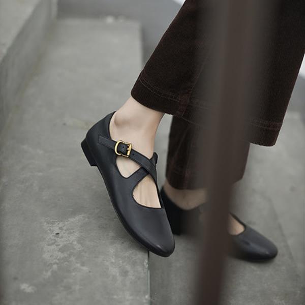 Exquisite Handcrafted Leather Women's Shoes for Ultimate Elegance(EcqiHJ-7118)