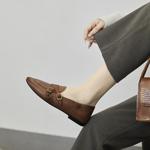 Handcrafted Leather Women's Shoes: Luxurious Elegance(EcqiHJ-7138)