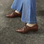 Handcrafted Luxury Leather Women’s Shoes: Elegance in Every Stitch(EcqiHJ-7216)