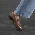 Elegant Handmade Leather Women's Shoes: Luxury Craftsmanship & Quality(EcqiHJ-7098)