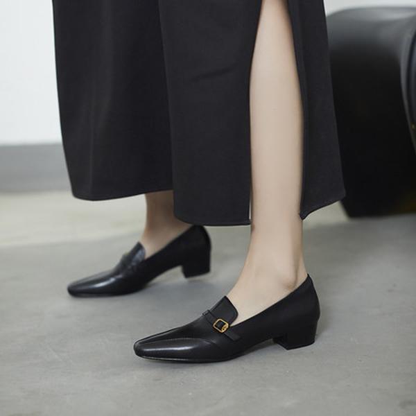 Handcrafted Luxurious Leather Women's Shoes of Elegance(EcqiHJ-7212)