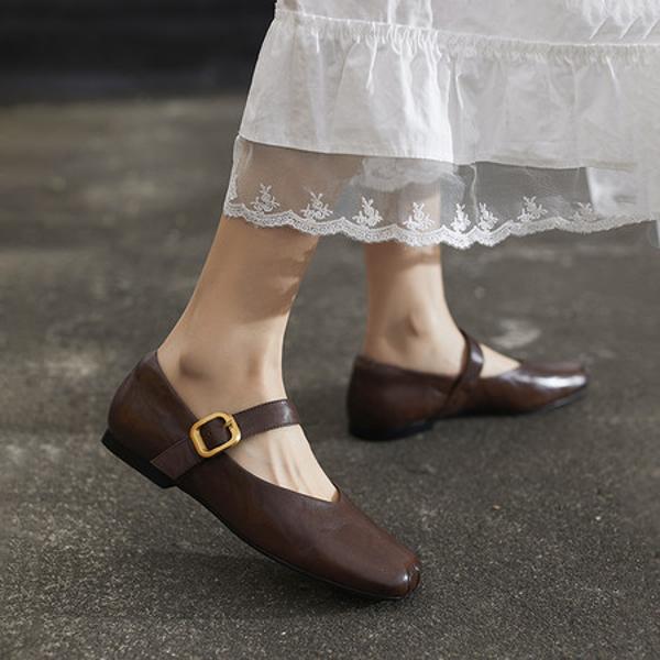 Handcrafted Leather Women's Shoes: Exquisite Quality, Luxurious Elegance.(EcqiHJ-7112)