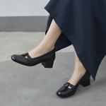Exquisite Handcrafted Leather Shoes for Elegant Women(EcqiHJ-7105)