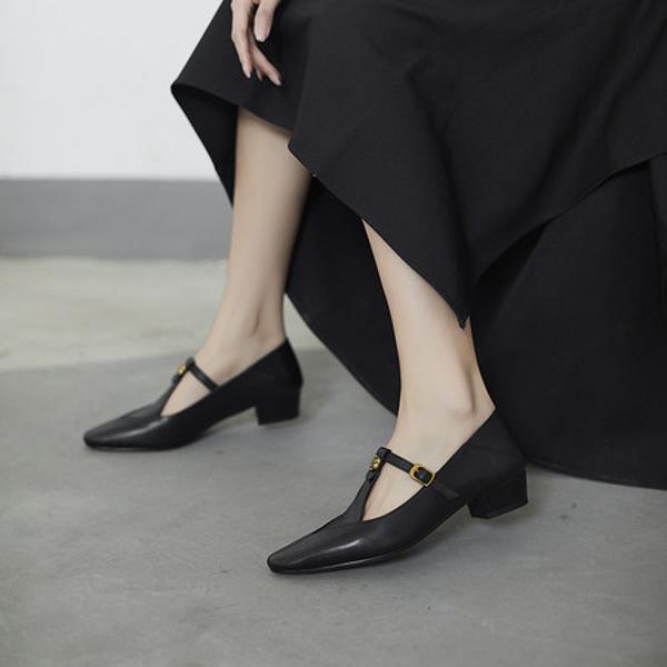 Handcrafted Luxury Leather Women's Shoes for Elegance(EcqiHJ-7122)