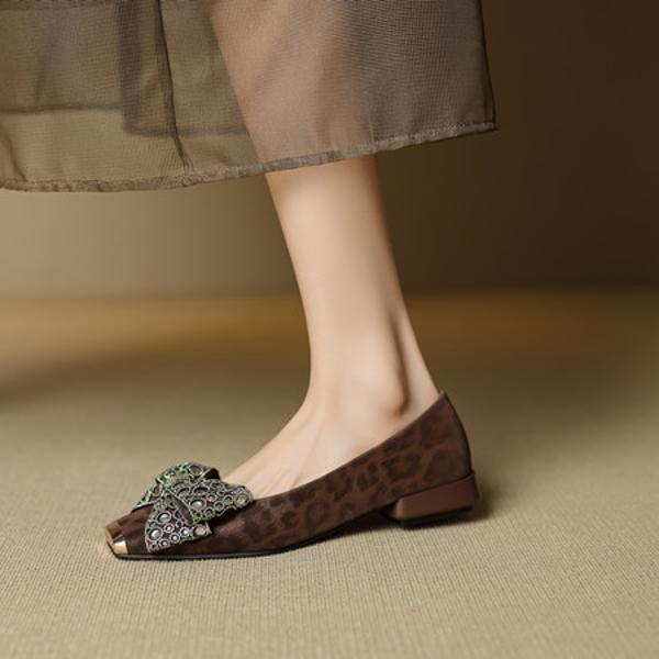 Handcrafted Luxury Leather Women’s Shoes: Exquisite Elegance(EcqiH-7280)