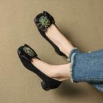 Handcrafted Luxury Leather Women's Shoes - Elegance Redefined(EcqiH-7285)