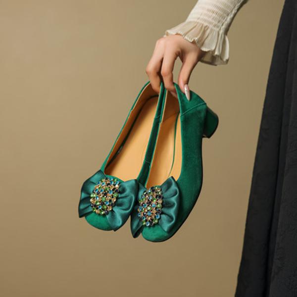 Handcrafted Luxury Leather Women's Shoes - Elegance Redefined(EcqiH-7285)