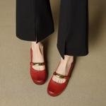 Exquisite Handmade Leather Women's Shoes: A Touch of Luxury and Elegance(EcqiH-7275)