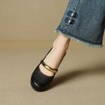 Exquisite Handmade Leather Women's Shoes: A Touch of Luxury and Elegance(EcqiH-7275)