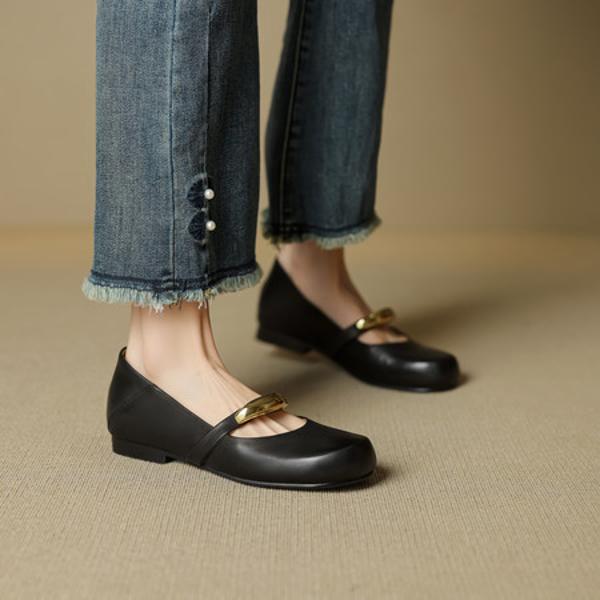 Exquisite Handmade Leather Women's Shoes: A Touch of Luxury and Elegance(EcqiH-7275)