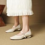 Handcrafted Luxury Genuine Leather Women's Shoes for Elegant Style(EcqiHL-7298)