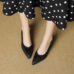 Handcrafted Genuine Leather Women's Shoes: Luxurious Elegance and Craftsmanship(EcqiHL-7589)