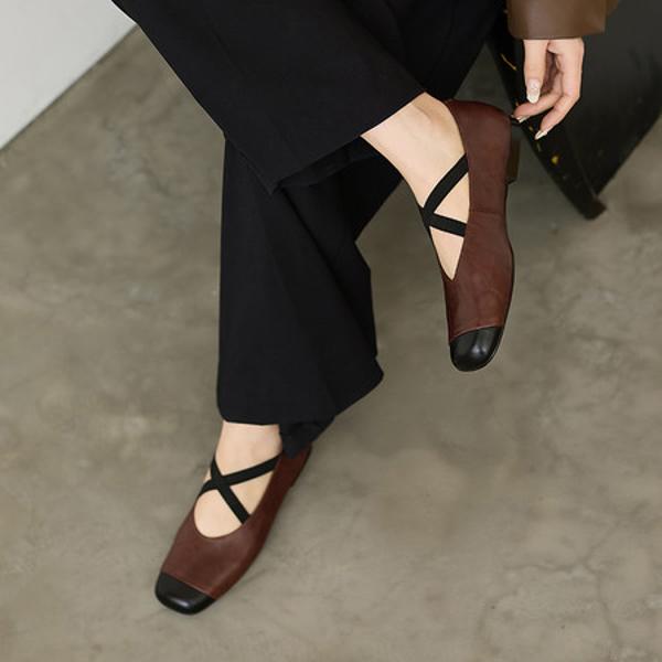 Exquisite Handmade Leather Heels: Luxury & Elegance(EcqiHJ-7215)