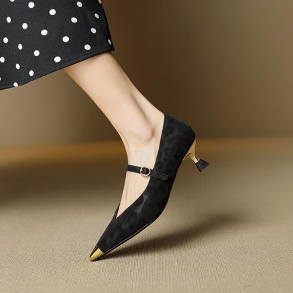 Handcrafted Luxury Leather Women's Shoes: Elegance Redefined(EcqiHL-7292)