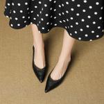 Luxury Handcrafted Leather Women's Shoes: Elegant Craftsmanship(EcqiHL-7296)