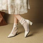 Exquisite Handcrafted Leather Shoes for Elegant Women(EcqiH-7306)