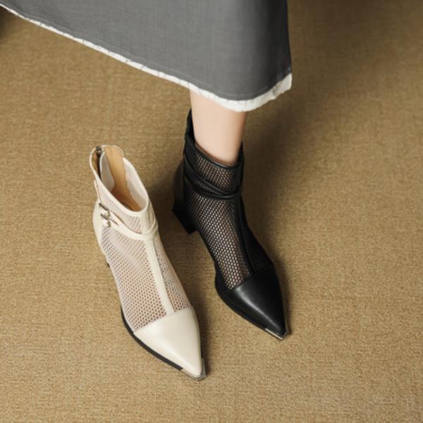 Exquisite Handcrafted Leather Shoes for Elegant Women(EcqiH-7306)