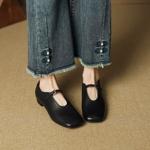 Elegant Handmade Leather Women's Shoes - Crafted for Luxury and Quality(EcqiH-7300)