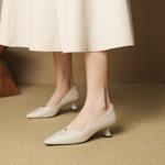 Exquisite Handcrafted Leather Women's Shoes: Luxury and Elegance(EcqiH-7295)