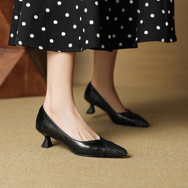 Exquisite Handcrafted Leather Women's Shoes: Luxury and Elegance(EcqiH-7295)