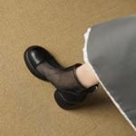 Handcrafted Leather Women's Shoes: Luxury, Elegance, Quality Craftsmanship(EcqiH-7305)