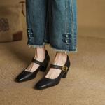 Handcrafted Luxury Leather Women’s Shoes: Exquisite Craftsmanship & Elegance(EcqiH-7318)