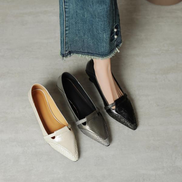 Handcrafted Genuine Leather Women's Shoes: Luxurious Elegance in Every Stitch(EcqiH-7332)