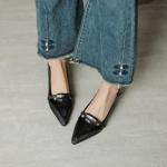 Handcrafted Genuine Leather Women's Shoes: Luxurious Elegance in Every Stitch(EcqiH-7332)