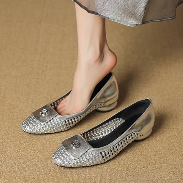 Handcrafted Leather Women's Shoes: Luxury & Elegance Redefined(EcqiHL-7365)