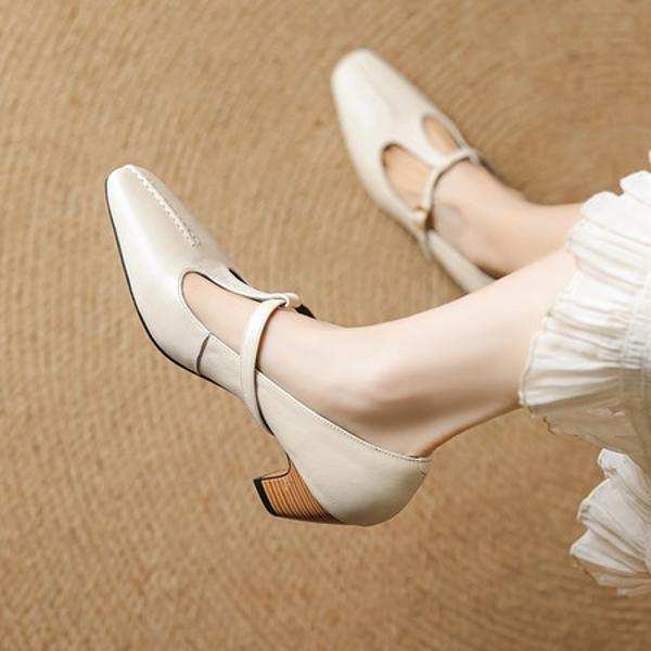 Handcrafted Luxury Leather Women's Shoes for Timeless Elegance(EcqiH-7370)