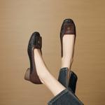 Elegant Handcrafted Genuine Leather Women’s Shoes(EcqiH-7382)