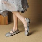 Handcrafted Leather Women's Shoes: Elegance Redefined(EcqiH-7375)